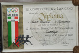 Diploma participare Il Semana Deportiva Internacional 1966, Aurel Vernescu