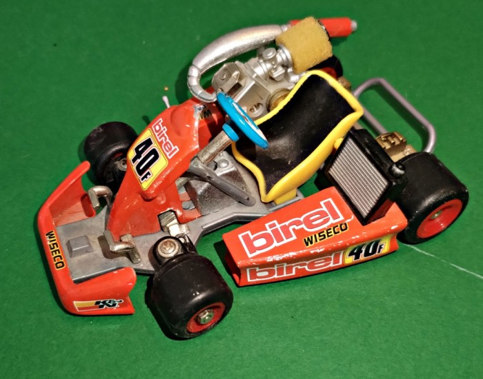 Vintage Birel Miniature Kart Toy Things 20000 Diecast red wiseco 12/8 cm T4