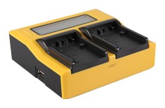 Incarcator Patona Dual LCD USB compatibil Sony NP-FV50, NP-FP70, NP-FH100 - 7557