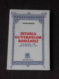 ISTORIA GUVERNELOR ROMANIEI DE LA INCEPUTURI - 1959 PANA IN ZILELE NOASTRE - 1995 - STELIAN NEAGOE
