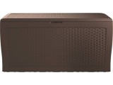 Cutie Depozitare Gradina Ratan Curver Samoa 270L Plastic 117x45x57 cm Durabila Rezistenta UV