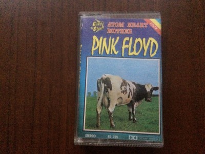 pink floyd atom heart mother 1970 album caseta audio muzica prog rock eurostar foto