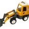 Utilaj de constructii de jucarie cu sunete si lumini, 16-18 cm, incarcator frontal