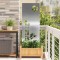 vidaXL Ecran de intimitate pentru grădină Argintiu 50 x 140 cm 876319