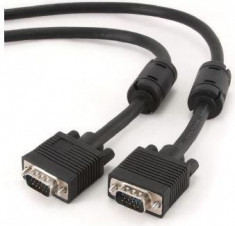 Lanberg Cable Vga M/M Shielded With Ferrite 5m Black foto