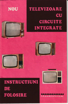 Instructiuni de folosire televizoare Diamant_pliant_anii 80 foto