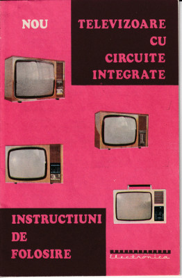 Instructiuni de folosire televizoare Diamant_pliant_anii 80 foto