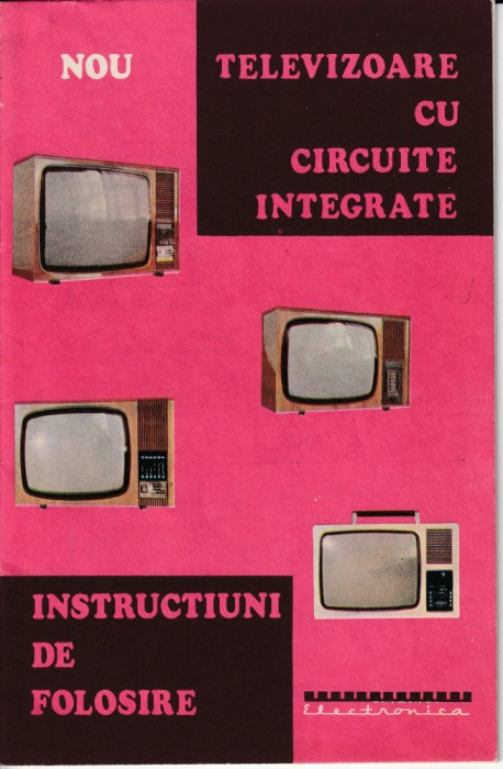 Instructiuni de folosire televizoare Diamant_pliant_anii 80