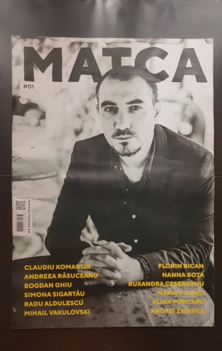 Revista Matca, Nr. 1, Primăvară 2023: Claudiu Komartin, Ruxandra Cesereanu...