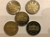 Monede GERMANIA 2019, 5x2 euro comemorative (ADFGJ) Bundesrat - UNC, Europa, Cupru-Nichel