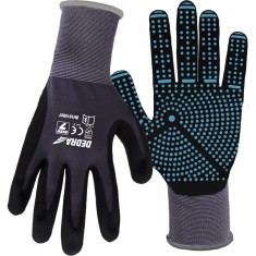 Manusi de protectie Nitril Flex Premium Comfort, marimea 9 Dedra