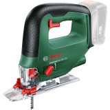 Fierastrau vertical pe acumulator Bosch UniversalSaw 0603011100, 18 V, 2600 curse/min, 100 mm adancime maxima taiere, 2 panze fierastrau, CutControl,