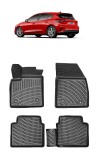 Cumpara ieftin Covorase Auto Cauciuc Umbrella Ford Focus IV (2018-2024), Negre, Set Complet, Bordura 3cm, Impermeabile, Anti-alunecare