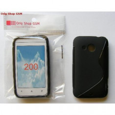 Husa Silicon S-Line HTC Desire 200 Negru