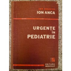 Urgente In Pediatrie - Ion Anca , A252