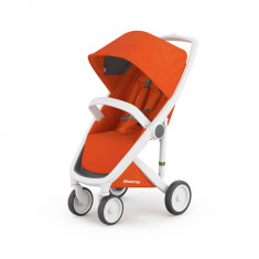 Carucior Greentom Classic Upp 100% Ecologic White Orange foto