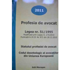 Profesia De Avocat - Vasile Morosan, Gues Maria ,527148