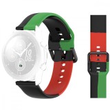 Curea silicon, compatibila Huawei Watch Fit 3, adaptor inclus, telescoape Quick Release, RGW Trio