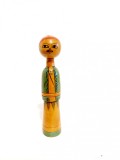 ** Kokeshi papusa vintage Japoneza, 10.5cm, anii 60