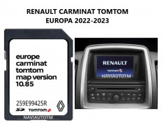 SD Card navigatie Renault Tomtom Europa 10.65 2022 (modele 2008-2010) foto