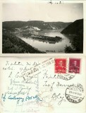 CP1930N Ada Kale, clișeu Omer Feyzi Boray Ada-Kaleh, ștampilă poștă navală și cenzură Turnu Severin, circulată Blaj, 1943, carte poștală