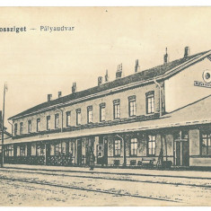 5153 - MARAMURES SIGHET, Railway Station, Romania - old postcard - unused