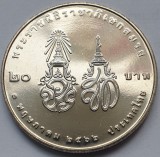 20 Baht 2019 Thailanda, Royal Marriage of Rama X and Queen Suthida, unc, capsula