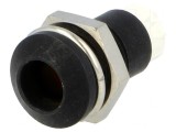 Montură LED 5mm Metal Negru Convex