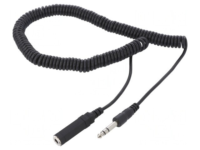 Cablu Audio Jack 6,3mm 5m Negru
