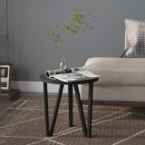 vidaXL Masă de ceai, negru, &Oslash;35 cm, MDF 331667