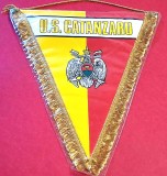 Fanion fotbal - US CATANZARO (Italia) - folie de protectie si dimensiuni mari 38X26 cm
