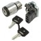 Comutator rotativ cu cheie 22mm 2 NO negru XB4BG21