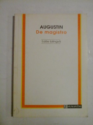 DE MAGISTRO - AURELIUS AUGUSTINUS foto