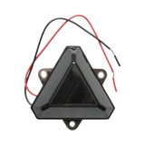 Lampa laterala LED triunghiulara 12-24V fumurie, 18 LED-uri, 68x60 mm