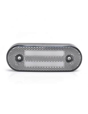 Lampa gabarit Led W175, 12V-24V, pozitie WAS Alb foto