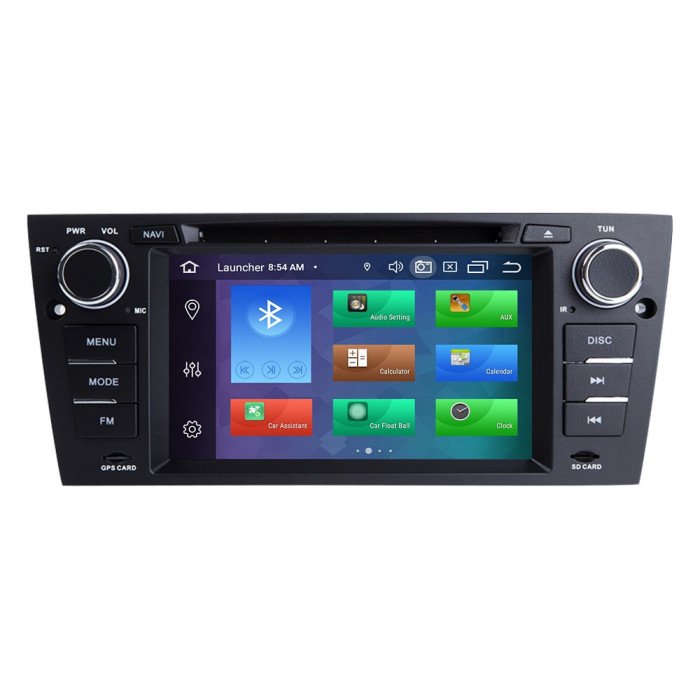 Navigatie BMW E90 AUTONAV Android GPS Dedicata cu DVD-Player, 32GB Stocare, 2GB DDR3 RAM, Display 7&quot; , WiFi, 2 x USB, Bluetooth, Quad-Core 4 x 1.3GHz,