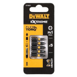 Cumpara ieftin Set 5 capete pivotante de torsiune DeWalt DT7993T PH1 25MM 5PK FLEXTORQ