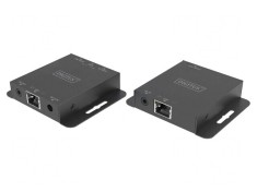 Extender HDMI HDCP 1.4 PoE Negru Metalic