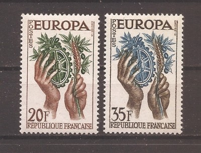 Franta 1957 - EUROPA CEPT, MNH (vezi descrierea) foto