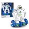 Robot interactiv, efecte luminoase si sunete, alb albastru