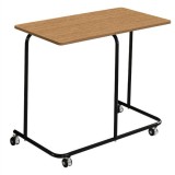Cumpara ieftin Masuta mobila DTD stejar metal negru Allyra 60x40x62 cm