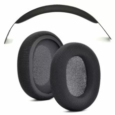 Set 2 bureti TXE + Banda superioara pentru casti SteelSeries Arctis 1, Negru, Plasa, Spuma cu memorie