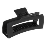 Clamă de păr dreptunghiulară, Neagră Mată, 12.5cm, CMCLASS