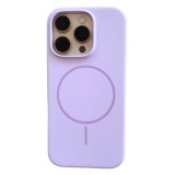Cumpara ieftin Husa Iphone 16 PRO MAX cu MagSafe - Silicon, interior catifelat, design Minimalist, Mov Pastel