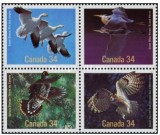 Canada 1986 - pasari, bloc neuzat