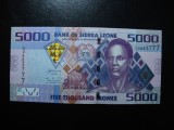 SIERRA LEONE 5000 LEONES 2013 UNC