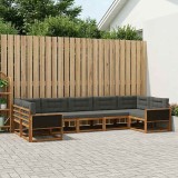 Cumpara ieftin Set de canapele de exterior 7 buc. 7-Locuri Natural si Antracit