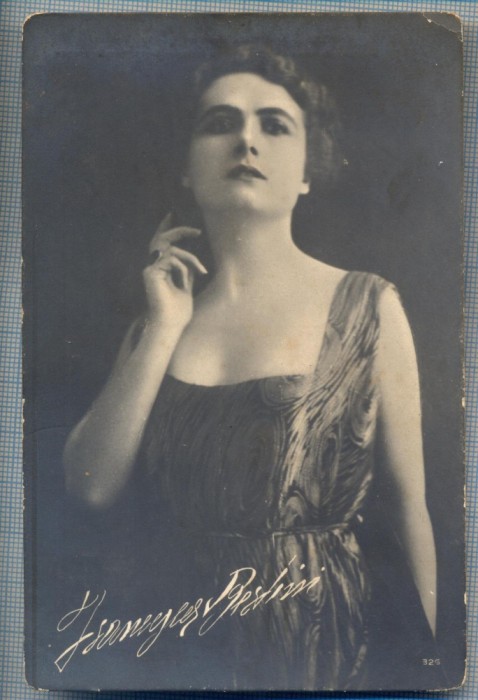 AX 413 CP VECHE-FRANCESCA BERTINI-UNA DIN CELE MAI DE SUCCES ACTRITE DE FILM MUT