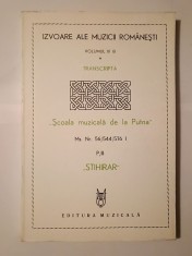 Izvoare ale muzicii rom&acirc;nești vol. III B: Școala muzicală de la Putna P/ II. Stihirar (1984)