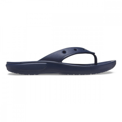 Șlapi Crocs Classic Flip Albastru - Navy foto